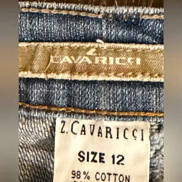 Vintage Z. Cavaricci Cropped Beaded Jeans - Picture 8 of 13